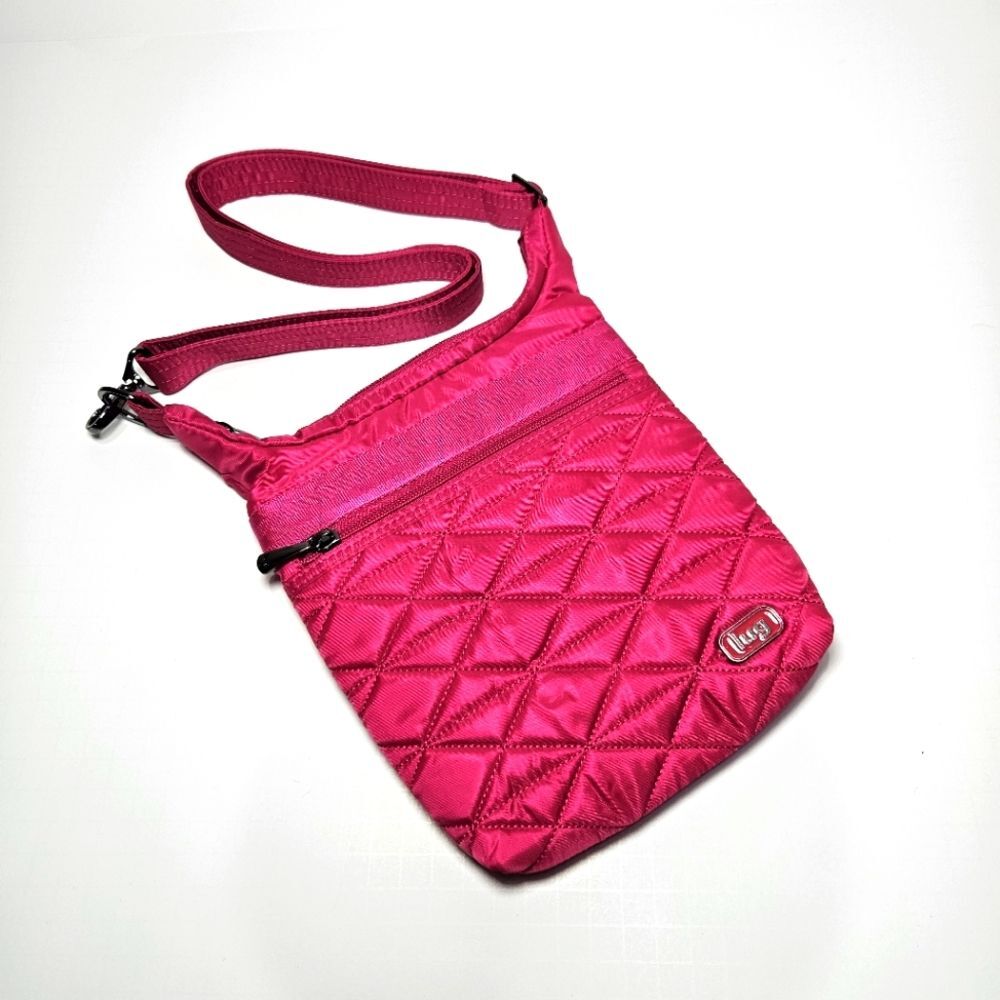 LUG RFID Skipper 2.0 Pink Shoulder Cross Body Bag Purse